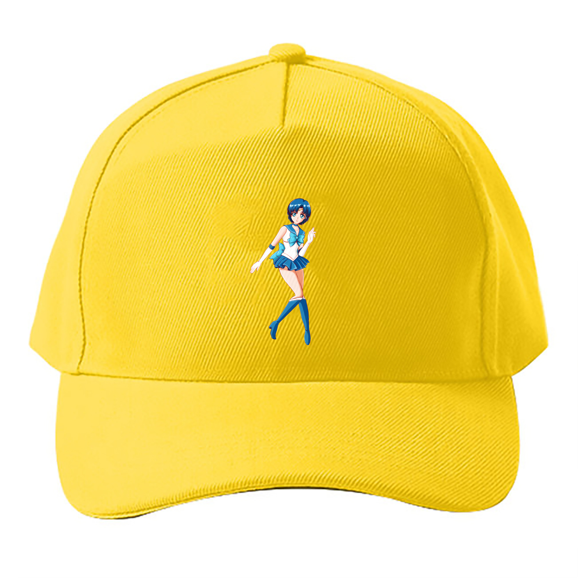 （画像用） 美少女戦士セーラームーン 水野 亜美 みずの あみ Sailor Moon Mizuno Ami ベースボールキャップ 綿100％ 男女兼用 帽子 スポーツ